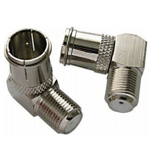 F- Winkelstecker 90 Grad Quick (Laborstecker / Schnellstecker)