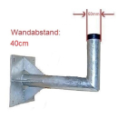 Wandhalter 30/40/55/60cm Wandabstand (60mm Mastdurchmesser f&uuml;r z.B. Wavefrontier T90)