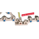 Potentialausgleichschiene f&uuml;r 4 Anschl&uuml;sse mit F-Anschluss-Technik (ohne &Uuml;berspannungsschutz)