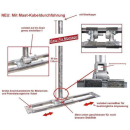 Dachsparrenhalterung HERKULES S60-90 (super stabil und komfortabel)