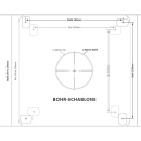 Alu-Wandhalter 20/25/35/45cm Wandabstand (Dur-Line WHA-Serie)