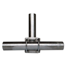 Mast für Balkongeländer / Mastverlängerung mit Zahnschelle 100cm (vertikale und horizontale Befestigung)