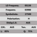 Satfinder SF-3000 digital mit LCD-Anzeige (Satellitenerkennung/Transponderanzeige/Kompass)