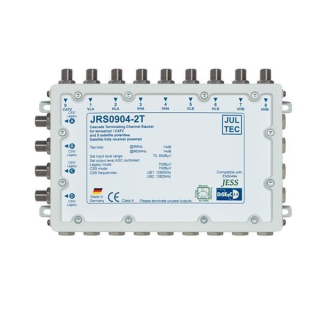 Jultec JRS0904-2A/T - Receiver Powered Stacker (Unicable Multischalter f&uuml;r 2 Satelliten)