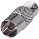 Adapter F-Kupplung auf Koax-Kupplung (Internet...