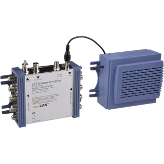 co@xLAN CL80NT Multischalter Einspeiseweiche f&uuml;r 8 Teilnehmer mit Remote-Stromversorgung