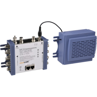 co@xLAN CL82NT Multischalter Einspeiseweiche f&uuml;r 8 Teilnehmer mit Remote-Stromversorgung, Modem und 2 LAN-Ports