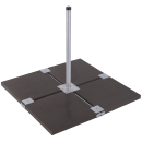 Herkules Balkonst&auml;nder/ Plattenst&auml;nder f&uuml;r 1-4 Gehwegplatte (feuerverzinkt oder Edelstahl / 90cm L&auml;nge)