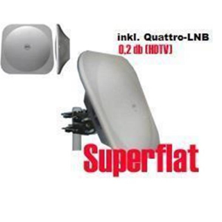 &Ouml;AS Atlanta Flat 440 Flachantenne mit ALPS Quattro LNB