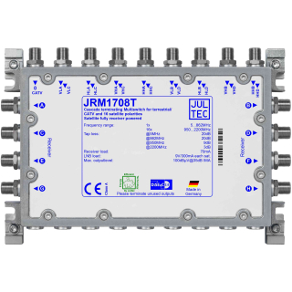 Jultec JRM1708T/M Multischalter 17/8 f&uuml;r 4 Satelliten - voll receivergespeist ohne Stromanschluss