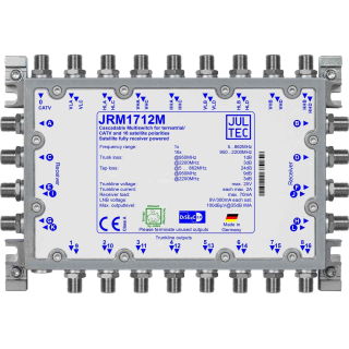 Jultec JRM1712M Multischalter 17/12 f&uuml;r 4 Satelliten - voll receivergespeist ohne Stromanschluss (Kaskade)