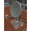 Herkules Edelstahl Balkonst&auml;nder/ Plattenst&auml;nder f&uuml;r 4 Gehwegplatte (90cm L&auml;nge)