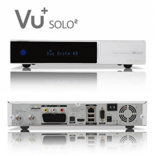 VU+ Solo2 WE (wei&szlig;) Twin Linux HDTV Satreceiver (HDD zur Auswahl)