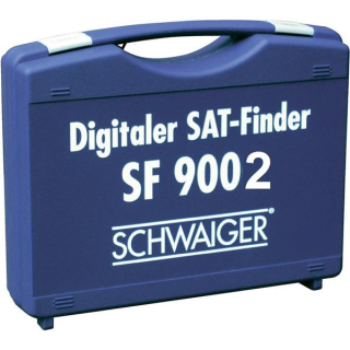 Schwaiger SF 9002 SET digitaler Satfinder HD (mit Satellitenerkennung/ im Transportkoffer mit extra Zubeh&ouml;r)