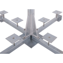 Herkules Balkonständer/Plattenständer XL für 8 Gehwegplatte (feuerverzinkt / 1.2 oder 1.7m Länge)