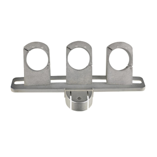Multifeedhalterung 3-fach f&uuml;r GigaBlue 80/85/100 + Dur-Line 80/90 Antennen (3-Grad tauglich / Alu)
