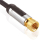 Hochleistungs Digital Satelliten Anschlusskabel 5m (F-Stecker auf F-Stecker / vergoldet)