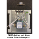 Lochblechplatte 40x40cm mit Potentialausgleich-Aufbau (incl. Dienstleistung)