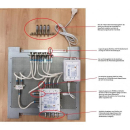 Lochblechplatte 40x40cm mit Potentialausgleich-Aufbau (incl. Dienstleistung)
