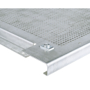 Lochblechplatte 40x40cm mit Potentialausgleich-Aufbau (incl. Dienstleistung)