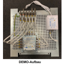Lochblechplatte 40x40cm mit Potentialausgleich-Aufbau (incl. Dienstleistung)