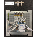 Lochblechplatte 40x40cm mit Potentialausgleich-Aufbau (incl. Dienstleistung)