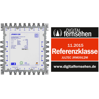 Jultec JRM0912M Multischalter (9/12 f&uuml;r 2 Satelliten - voll receivergespeist)