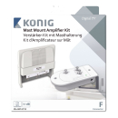 Einspeiseweiche Antennenweiche VHF/DAB+ und UHF/DVB-T/DVB-T2 auf ein Koaxkabel mit Verst&auml;rker