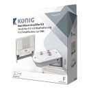 Einspeiseweiche Antennenweiche VHF/DAB+ und UHF/DVB-T/DVB-T2 auf ein Koaxkabel mit Verst&auml;rker