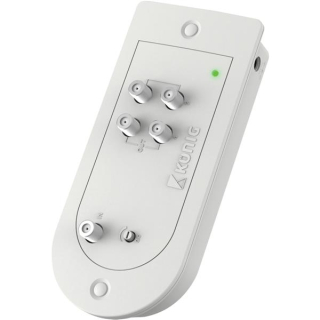 Professioneller TV-Verst&auml;rker 23dB mit 4 Ausg&auml;ngen und R&uuml;ckkanal-tauglich 5-65 MHz