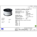 SAT-Koaxialkabel SD 100 A-S Vollkupfer (6,8mm/ 1,02mm / >100db/ 3-fach geschirmt/ 100m Rolle)