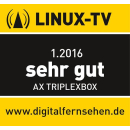 AX TriplexBox HD E2 Linux Receiver mit 2x DVB-S2 + 1x DVB-C/T2 Tuner (HDD-ready)