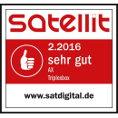 AX TriplexBox HD E2 Linux Receiver mit 2x DVB-S2 + 1x DVB-C/T2 Tuner (HDD-ready)