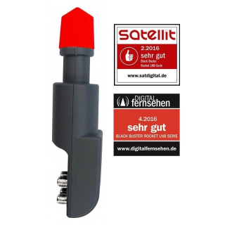 Red Eagle Black Buster Rocket Quattro LNB (f&uuml;r 3 Grad geeignet / Raketenfeedhorn)