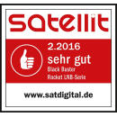 Red Eagle Black Buster Rocket Quattro LNB (f&uuml;r 3 Grad geeignet / Raketenfeedhorn)