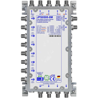Jultec JPS0508-8M Unicable-Multischalter (8x8 UBs/IDs/Umsetzungen)