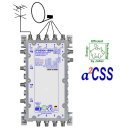 Jultec JPS0504-16MN JESS EN50607 Einkabelumsetzer f&uuml;r 1 Satellit (4x16 UBs/IDs/Umsetzungen)
