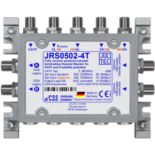 Jultec JRS0502-4T - Receiver Powered Stacker (Unicable Multischalter)