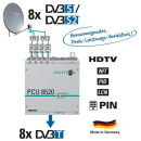 Polytron PCU 8520 Kompakt Kopfstelle 8x DVB-S/S2 Transponder in DVB-T