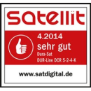 Dur-Line DCR 5-2-4K Unicable Einkabel Multischalter (f&uuml;r 2x4 Unicable + Kaskadenausg&auml;nge)