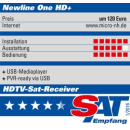 NewLine ONE HD+ (HD+ Karte f&uuml;r 6 Monate inclusive)