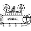 EMP Profi-Class Multischalter MS 9/4 PIU-5 (2 Satelliten...