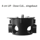 co@xLAN CL520BK BK-Daten-Durchgangsdose 3-Loch (2-862 MHz)