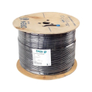 &Ouml;ren HD 163 (1,6/7,2/10,0) Koaxkabel (Voll-Kupfer / UV-best&auml;ndig schwarz f&uuml;r Au&szlig;eneinsatz + lange Kabelwege)