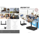 SELFSAT FLY-100 kabellose Bild-/Ton-&Uuml;bertragung per WLAN auf 2 Endger&auml;te