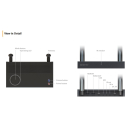 SELFSAT FLY-100 kabellose Bild-/Ton-&Uuml;bertragung per WLAN auf 2 Endger&auml;te
