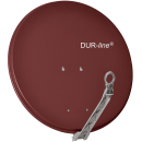 &Ouml;k&ouml;-Energie-Spar Satanlage f&uuml;r 8 Teilnehmer (Dur-Line 75/80 Select rot + Multischalter JULTEC JRM0508T + Polytron Quattro LNB)