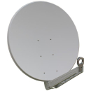 &Ouml;k&ouml;-Energie-Spar Satanlage f&uuml;r 8 Teilnehmer (Gibertini OP 85 SE Antenne hellgrau + Multischalter JULTEC JRM0508T + Polytron Quattro LNB)