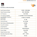 GT-Sat Breitband-LNB GT-WB1 (10.41 GHz Wideband / Whole Band - für z.B. Jultec a²CSS Technologie)