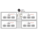 Dur-Line UKS 146 Einkabel Schalter f&uuml;r Dur-Line UK124 JESS/dCSS LNB Erweiterung (24 Teilnehmer / 1 Satellit / 4x6 UBs via Unicable EN50494)